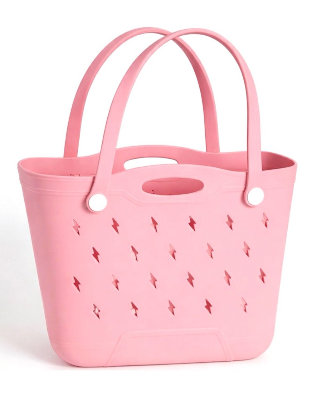 Pink Cutout Tote Bag for Women - Stylish Everyday Carry